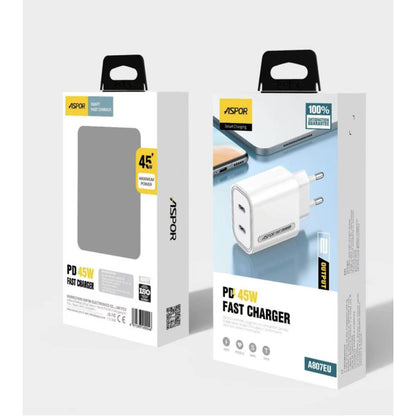 ASPOR A807 45W DUAL FAST CHARGER