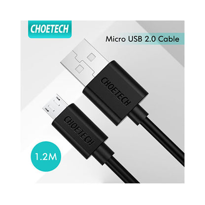 Choetech USB-A To Micro USB Cable Black