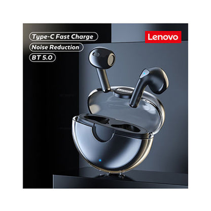 Lenovo True Wireless In-Ear Earbuds With Charging Case White