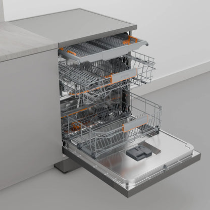 Gorenje 16 Place Settings Dishwasher, 60cm, Wi-Fi, Grey, GS673B90X