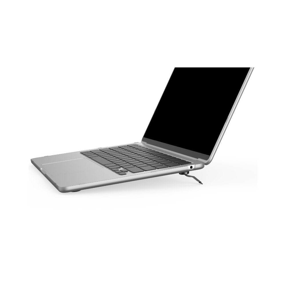 Infinyty Clarix Clear MacBook Case with Foldable Kickstand MacBook Air 13.6-inch (2024) Matte Clear