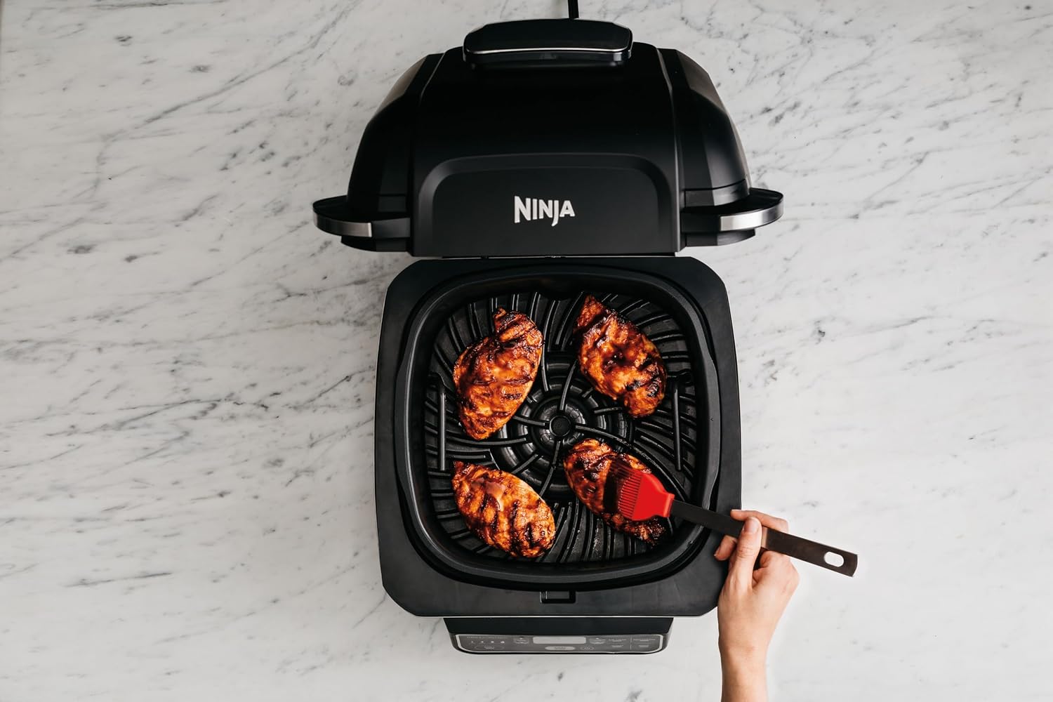 Ninja AG301ME Foodi Grill - Dishwasher-Safe Grill Plates