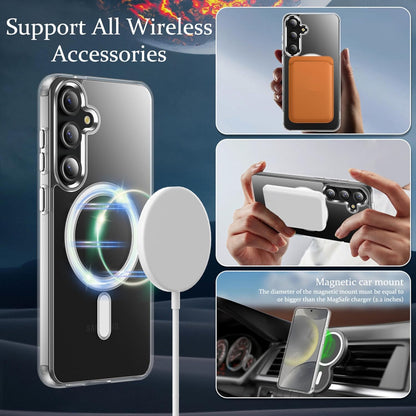 PROTECT  Samsung S25 Magnetic Phone Case, Anti Scratch, Transparent, Protective, Clear, MSAMS25