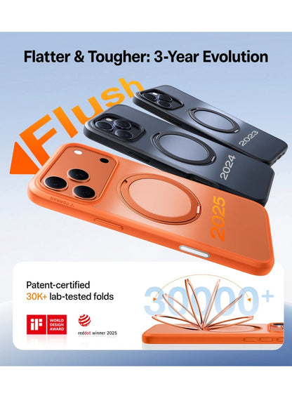 TORRAS Ostand Pro Case for iPhone 17 Pro - Energy Orange