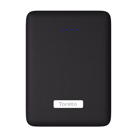 Toreto Portable Ultra Slim Power Bank 10000mAh Black