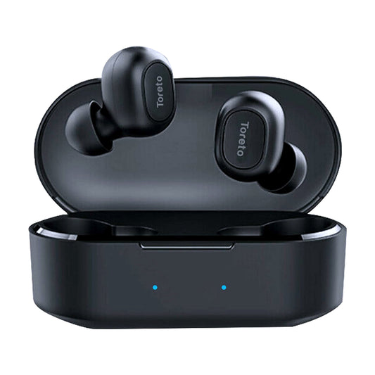 Toreto Torpods True Wireless Earbuds  Black