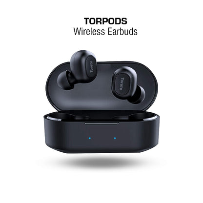 Toreto Torpods True Wireless Earbuds  Black