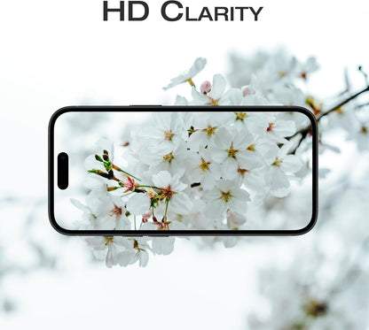 PROTECT  iPhone 15 Xzoom Lens Protector, Sapphire Glass, Alloy Material, Ultra Clear, Premium Finish, Black, XIP15BLK