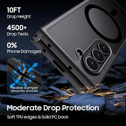 PROTECT  Samsung Z FOLD 6 Fume Phone Case, Magnetic, Black, FMSFLD6BLK