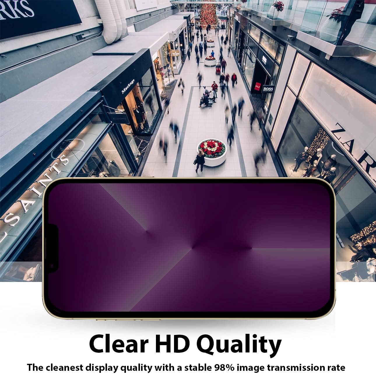 PROTECT  iPhone 13 Pro Max Privacy Screen Protector,  9D Tempered Glass, Anti Scratch, Matte , Black, PIP13PMTGM