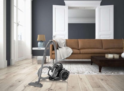 BLACK+DECKER VM1480-B5 Multicyclonic Canister Vacuum Cleaner 1400W 2.5L Black