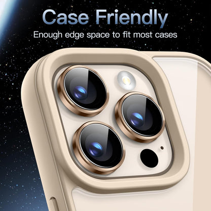 PROTECT  iPhone 16 Pro Xzoom Lens Protector, Sapphire Glass, Alloy Material, Ultra Clear, Premium Finish, Brown, XIP16PBRN