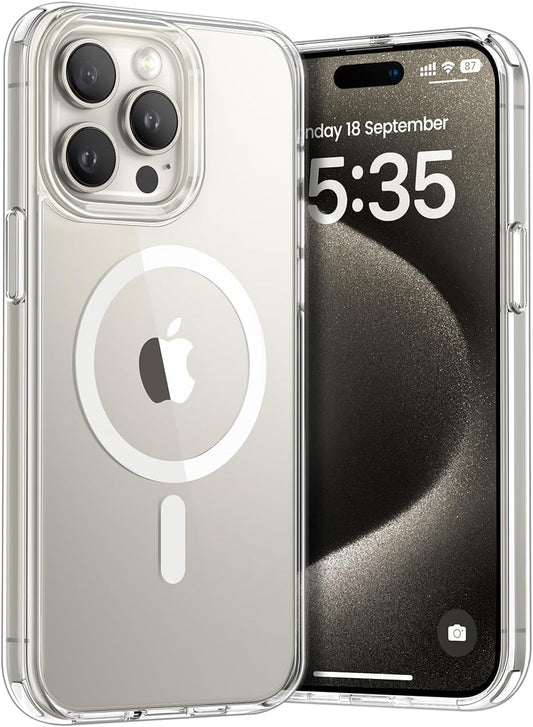 PROTECT  iPhone 15 Pro Max Magsafe Phone Case, Anti Scratch, Transparent, Protective, Clear, MSIP15PM