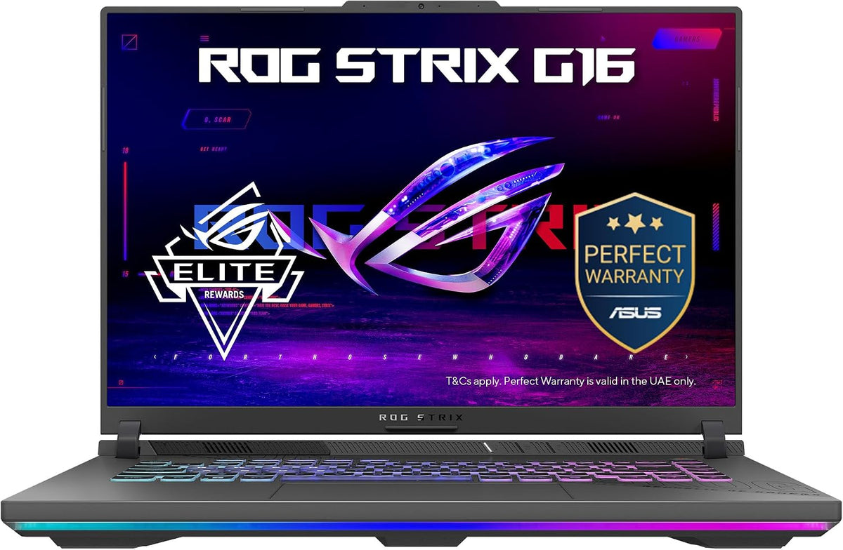 ASUS ROG Strix G16 G614PM-TS185W — Ryzen 9 8940HX, RTX 5060 8GB, 16GB/1TB, 16" 2.5K 300Hz (Gray)