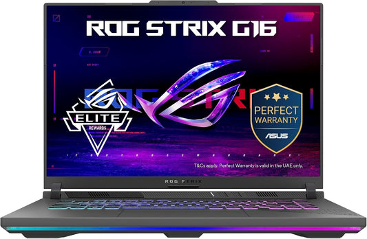 ASUS ROG Strix G16 G614PM-TS185W — Ryzen 9 8940HX, RTX 5060 8GB, 16GB/1TB, 16" 2.5K 300Hz (Gray)