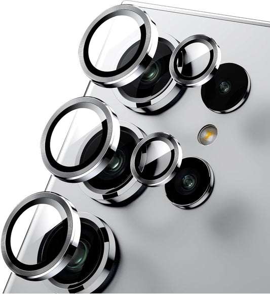 PROTECT  Samsung S25 Ultra Xzoom Lens Protector, Sapphire Glass, Alloy Material, Ultra Clear, Premium Finish, Silver, XSMS25USLV