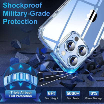 PROTECT  iPhone 13 Pro Max Lucid Phone Case, Anti Scratch, Bundle, Screen Protector included, Protective, Clear, LIP13PM