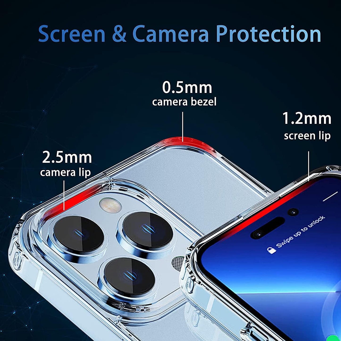 PROTECT  iPhone 14 Pro Magsafe Phone Case, Anti Scratch, Bundle, Screen Protector included, Protective, Clear, MSIP14P