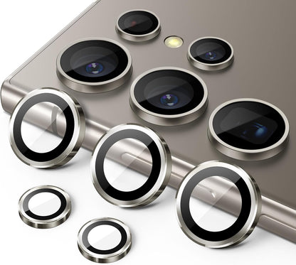 PROTECT  Samsung S24 Ultra Xzoom Lens Protector, Sapphire Glass, Alloy Material, Ultra Clear, Premium Finish, Grey, XSMS24UGRY