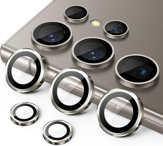 PROTECT  Samsung S24 Ultra Xzoom Lens Protector, Sapphire Glass, Alloy Material, Ultra Clear, Premium Finish, Grey, XSMS24UGRY