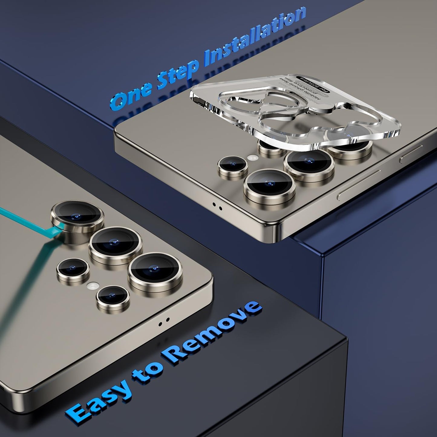 PROTECT  Samsung S25 Ultra Xzoom Lens Protector, Sapphire Glass, Alloy Material, Ultra Clear, Premium Finish, Grey, XSMS25UGRY