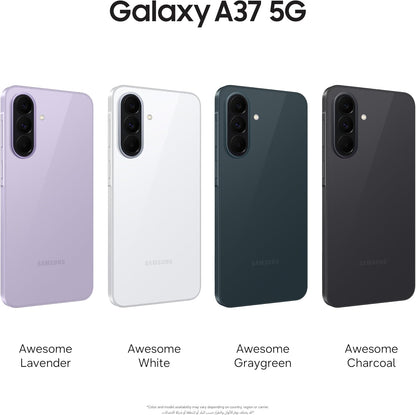 Samsung Galaxy A37 5G — 8GB / 256GB, Super AMOLED 120Hz, 50MP OIS, Galaxy AI, Exynos 1480, IP67 (Awesome White)