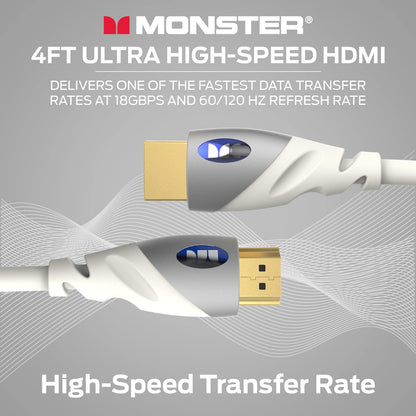MONSTER 4K ULTRA HD HDMI CABLE 6 FT