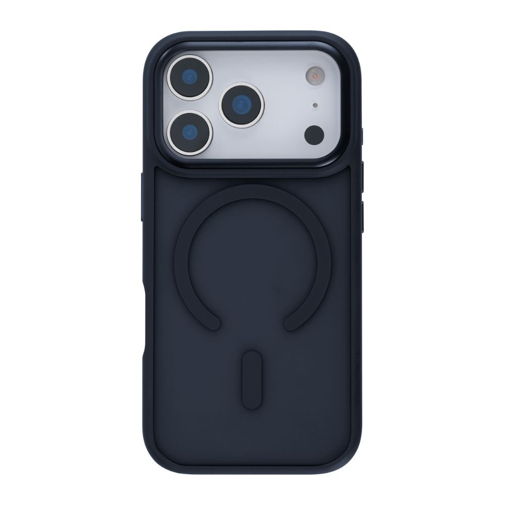 Infinyty Modo Hybrid Matte Soft Touch Case With Metallic Accents iPhone 17 Pro Max, Dark Blue