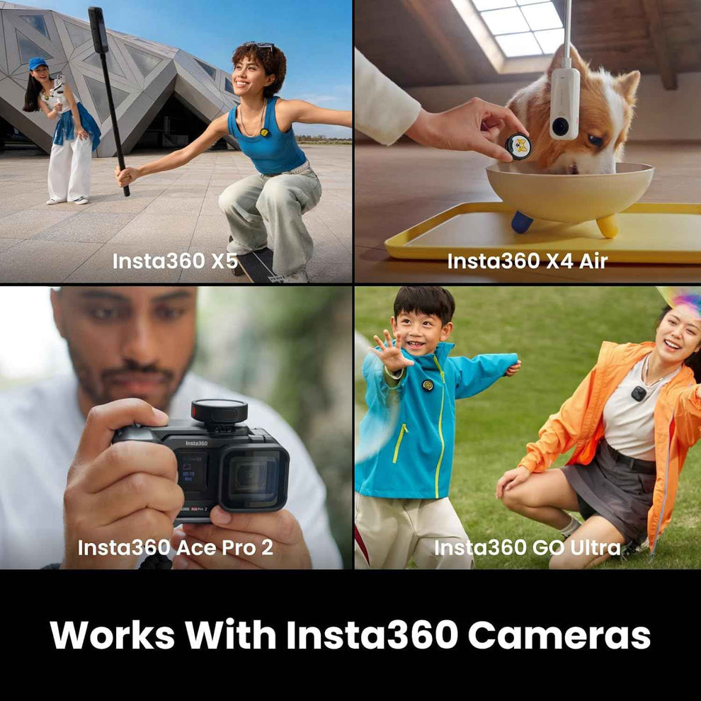 Insta360 Mic Pro (1 TX + 1 RX) – Wireless Microphone System