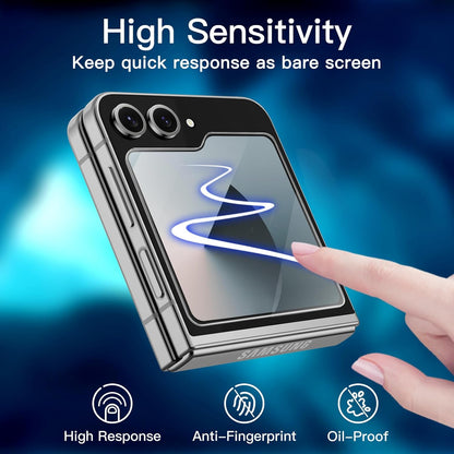 PROTECT  Samsung Z Flip 6 Tempered Glass Screen Protector, Anti Scratch, Clear, CZFLP6