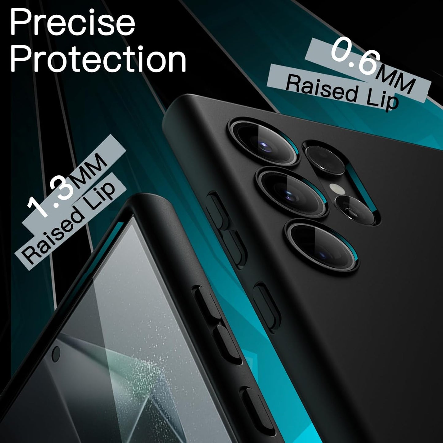 PROTECT  Samsung S25 Ultra Silicon Phone Case, Magnetic, Protective, Anti Scratch, Black, SMS25UBLK