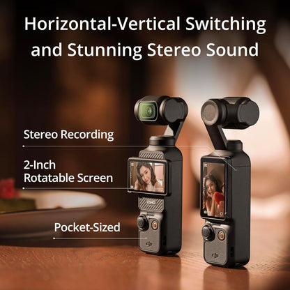 DJI ZPK300-C1 Osmo Pocket 3 Standard Combo Black Action Camera