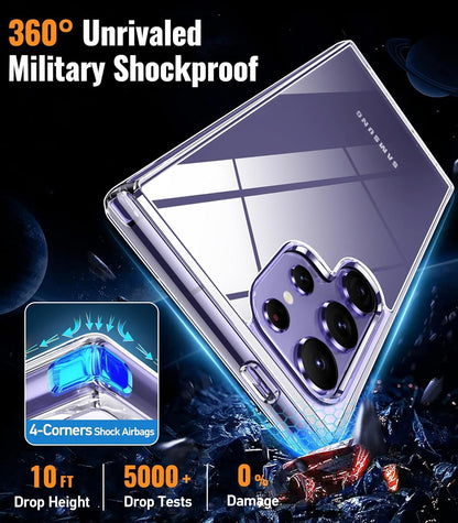 PROTECT  Samsung S25 Ultra Lucid Phone Case, Anti Scratch, Transparent, Protective, Clear, LSAMS25U