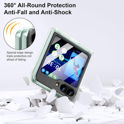 PROTECT  Samsung Z Flip 6 Magnetic Phone Case, Anti Scratch, Transparent, Protective, Clear, MSFLP6CLR
