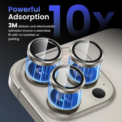 PROTECT  iPhone 16 Pro Xzoom Lens Protector, Sapphire Glass, Alloy Material, Ultra Clear, Premium Finish, Platinum, XIP16PPLT