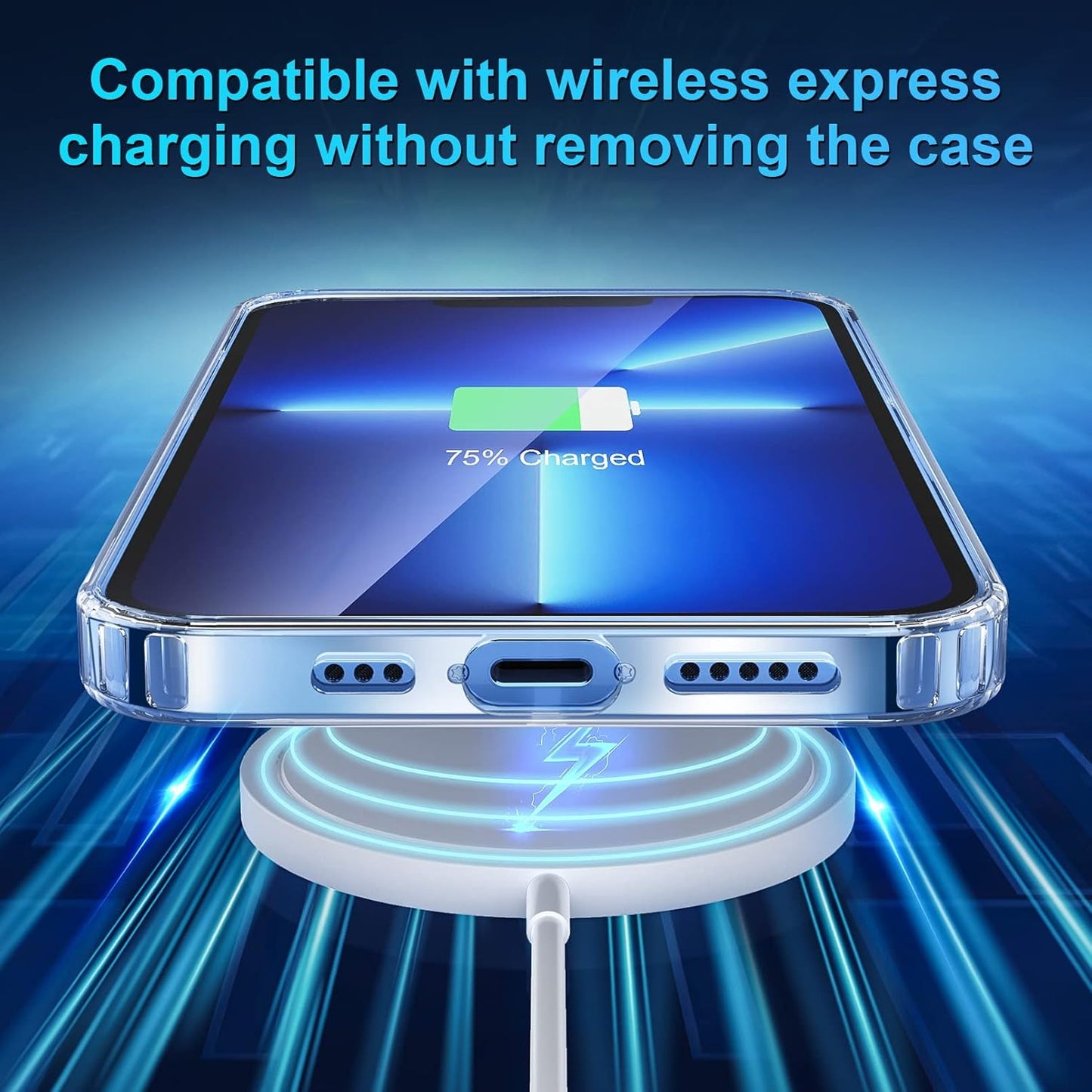 PROTECT  iPhone 13 Pro Max Lucid Phone Case, Anti Scratch, Bundle, Screen Protector included, Protective, Clear, LIP13PM