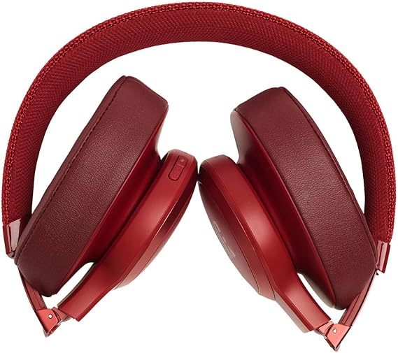 JBL Live 500BT Wireless Over-Ear Headphones Red