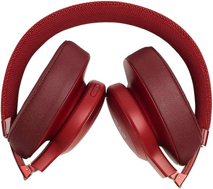 JBL Live 500BT Wireless Over-Ear Headphones Red