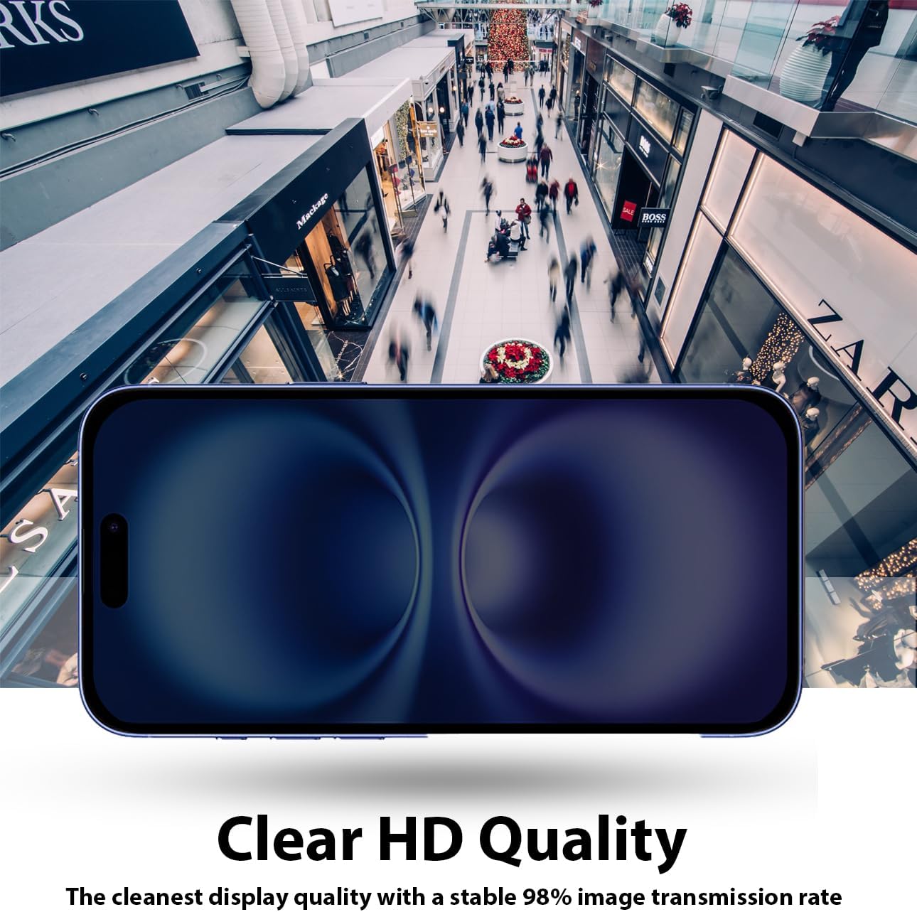 PROTECT  iPhone 16 Privacy Screen Protector,  9D Tempered Glass, Anti Scratch, Matte , Black, PIP16