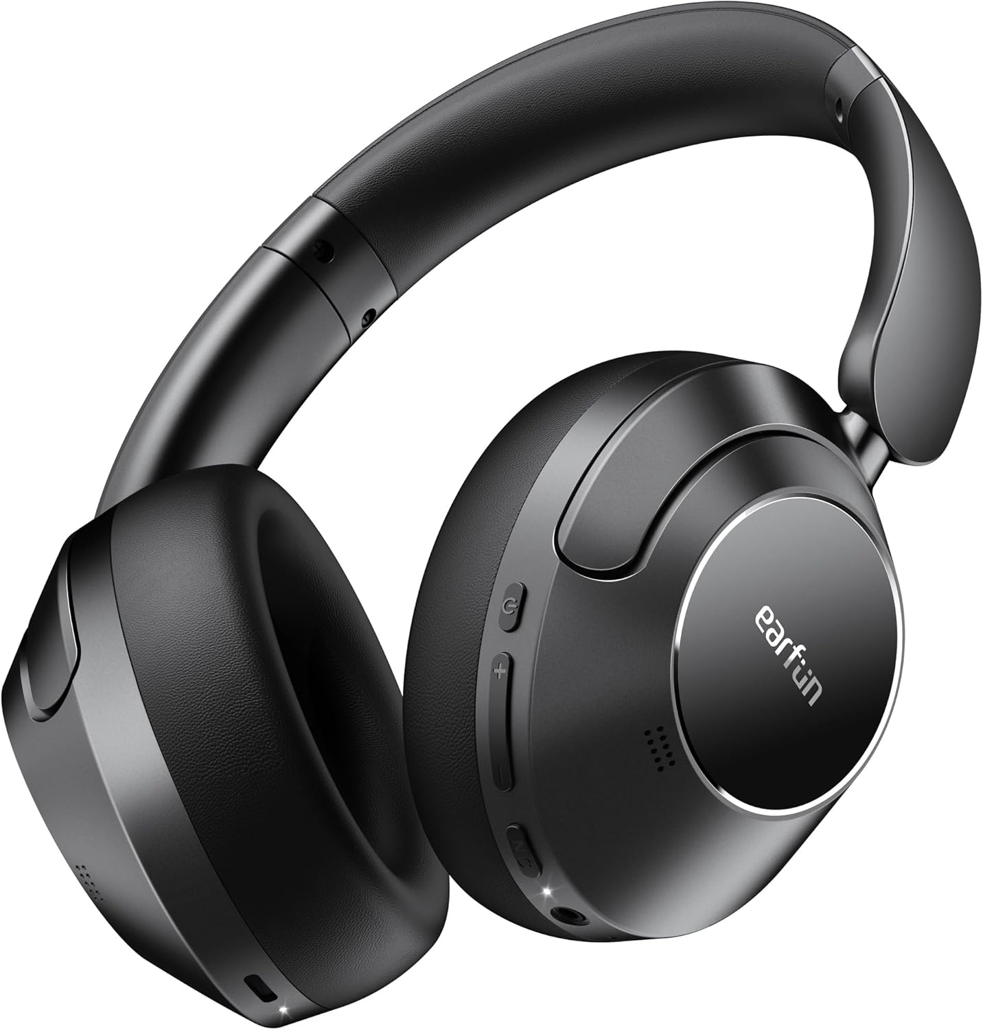 EarFun Tune Pro Active Noise Canceling Headphones, Wireless Bluetooth Headphones with 5 Mics,120H Playtime, Hi-Res Audio, Custom EQ via App, Comfortable Fit, Bluetooth 5.4, Multipoint Connection