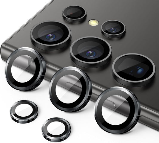 PROTECT  Samsung S24 Ultra Xzoom Lens Protector, Sapphire Glass, Alloy Material, Ultra Clear, Premium Finish, Black, XSMS24UBLK