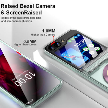 PROTECT  Samsung Z Flip 6 Magnetic Phone Case, Anti Scratch, Transparent, Protective, Clear, MSFLP6CLR