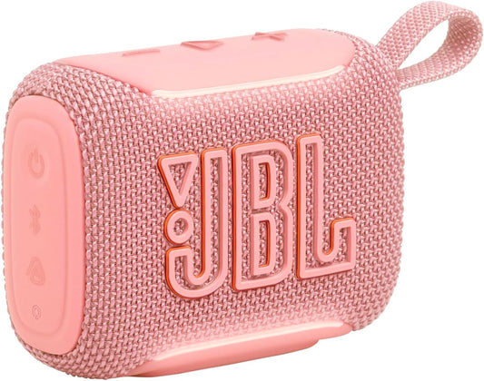 JBL Go 5 Portable Bluetooth Speaker – IP68, 10H Playtime, Pink