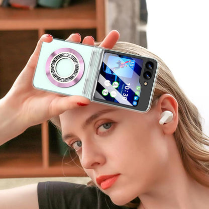 PROTECT  Samsung Z Flip 6 Magnetic Phone Case, Anti Scratch, Transparent, Protective, Clear, MSFLP6CLR