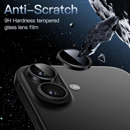 PROTECT  iPhone 16 Xzoom Lens Protector, Sapphire Glass, Alloy Material, Ultra Clear, Premium Finish, Black, XIP16BLK