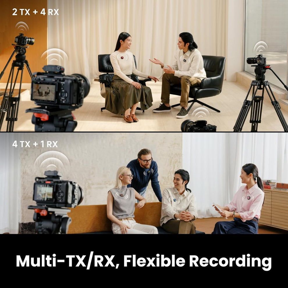 Insta360 Mic Pro (2 TX + 1 RX) – Wireless Microphone System with Charging Case