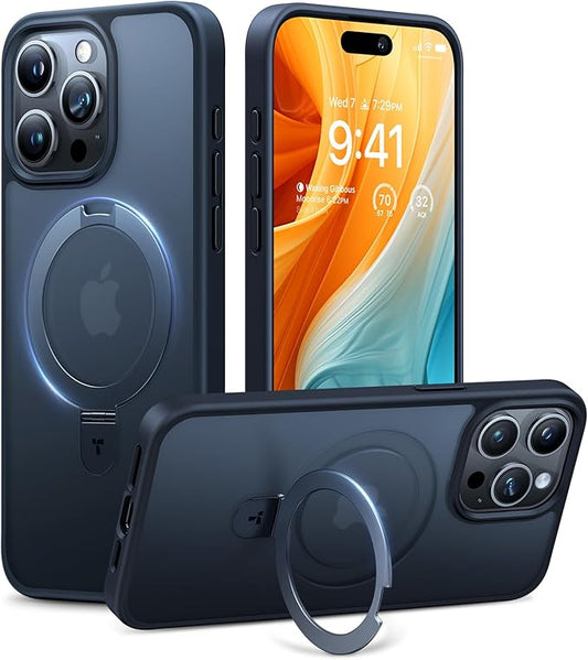 TORRAS Ostand Case for iPhone 16 Pro Max - Black