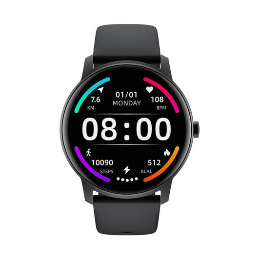 Totulife Silicon Strap Smart Watch Black