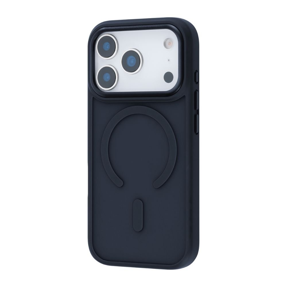 Infinyty Modo Hybrid Matte Soft Touch Case With Metallic Accents iPhone 17 Pro Max, Dark Blue