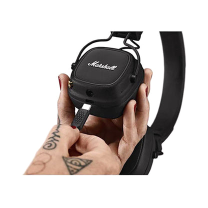 Marshall Major IV Foldable Bluetooth On-Ear Headphones Black